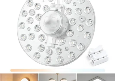 Lámpara de techo LED Aigostar 18W - 3CCT (3000K/4000K/6500K), módulo de reemplazo circular con montaje magnético, universal - Mejor Oferta in Spain