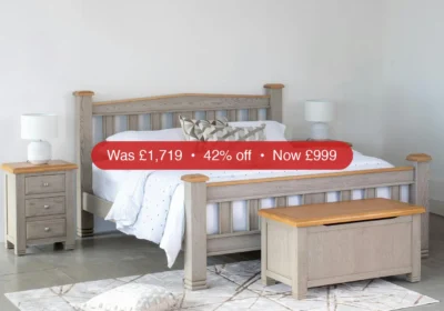 Free ad: Lancaster Bed Frame | Super King | 6ft | Aged Grey/Oak - 42% Off in Ireland. Lancaster Bed Frame | Super King | 6ft | Aged Grey/Oak - 42% Off in Ireland