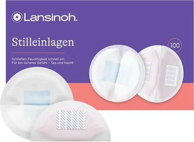 Lansinoh Blue Lock Stillpads, Packung mit 100 – Mit Absorptionskern, komfortabel und wasserdicht – 21% Rabatt