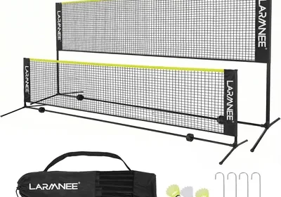 Free ad: LARMNEE Badminton-Netz, Volleyball-Netz, Shuttlecock-Netz - 3-Wege Höhenverstellbar 107/120/155 cm - Tragbares Set für Tennis & Badm in Germany. LARMNEE Badminton-Netz, Volleyball-Netz, Shuttlecock-Netz - 3-Wege Höhenverstellbar 107/120/155 cm - Tragbares Set für Tennis & Badm in Germany