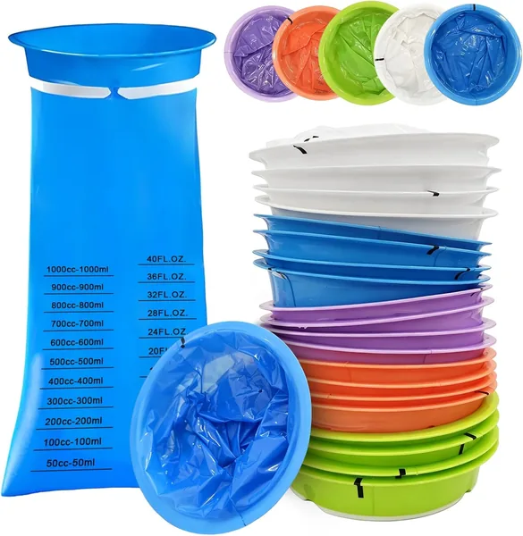 LATRAT 20 stck Tütschutzbag, 1000ml, Entsorgungsbeutel für Backwaren, Ideal für Auto und Reisen, Für Schwangere