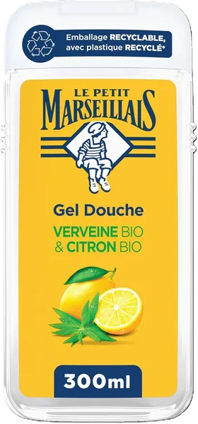 Le Gel Douche Extra Doux à la Verbène et au Citron Bio – 300ml