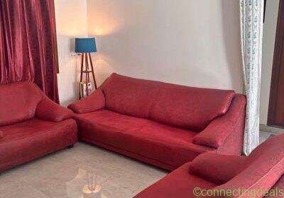Free ad: Leatherette Sofa set in Hyderabad. Leatherette Sofa set in Hyderabad