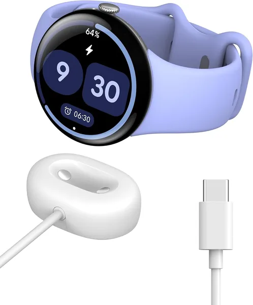 leChivée Laddare för Google Pixel Watch 4, USB-C Snabbladdningsdocka, Magnetisk Charger – 20% Off