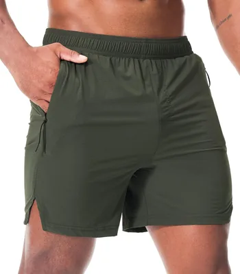LECOONMX Shorts Deportivos Hombre: Pantalones Cortos transpirables con bolsillos y cintura elástica – Mejor Oferta