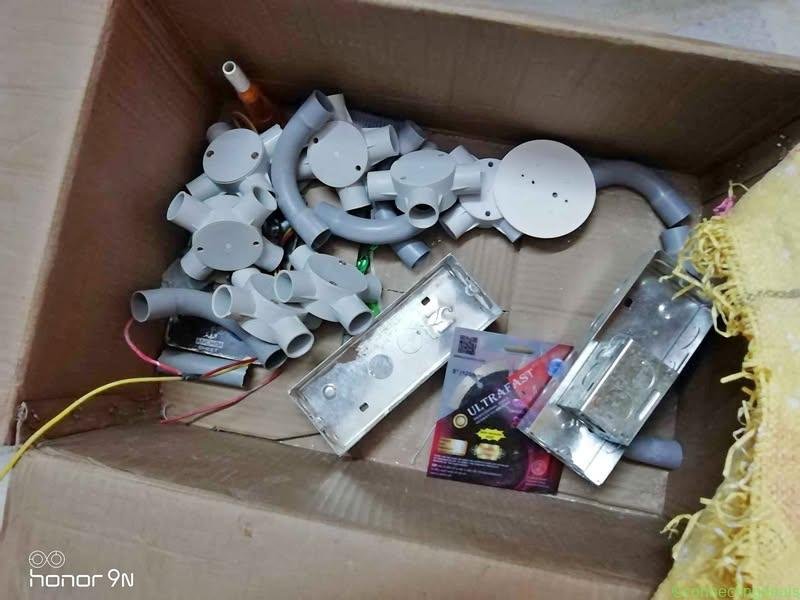 Left over electrical items