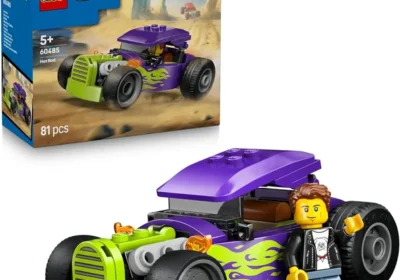 LEGO City Hot Rod - Racebil med Driver Minifigur och Faltbar Tavla - Utmärkt för Fin Motorik Övriging - Liten Geschenk in Sweden