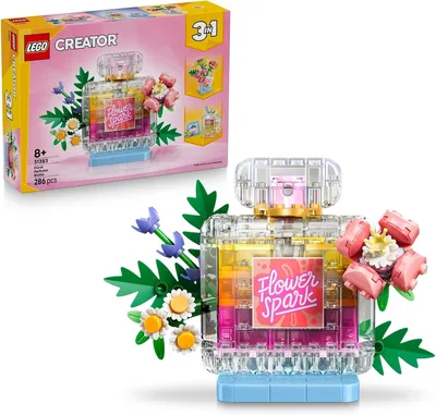 LEGO Creator 3 in 1 Floral Decor Perfume Bottle Toy – Save 16%