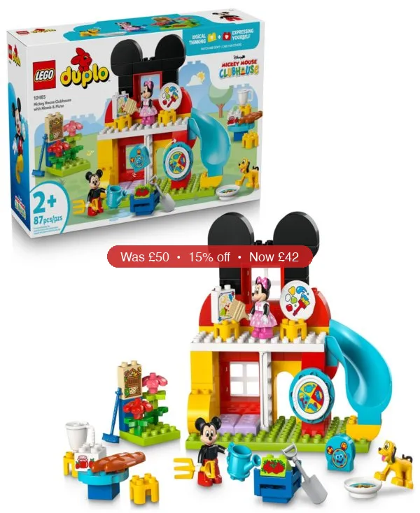 LEGO® DUPLO Disney Mickey Mouse Clubhouse Building Set, 10465 – 15% Off