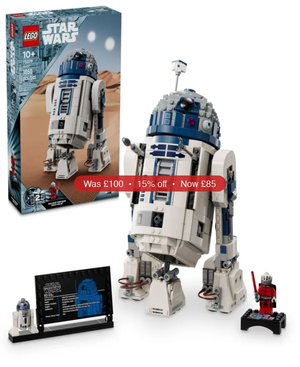 LEGO® LEGO Star Wars R2-D2 75379 Toy Building Set, 1050 Pieces – 15% Off