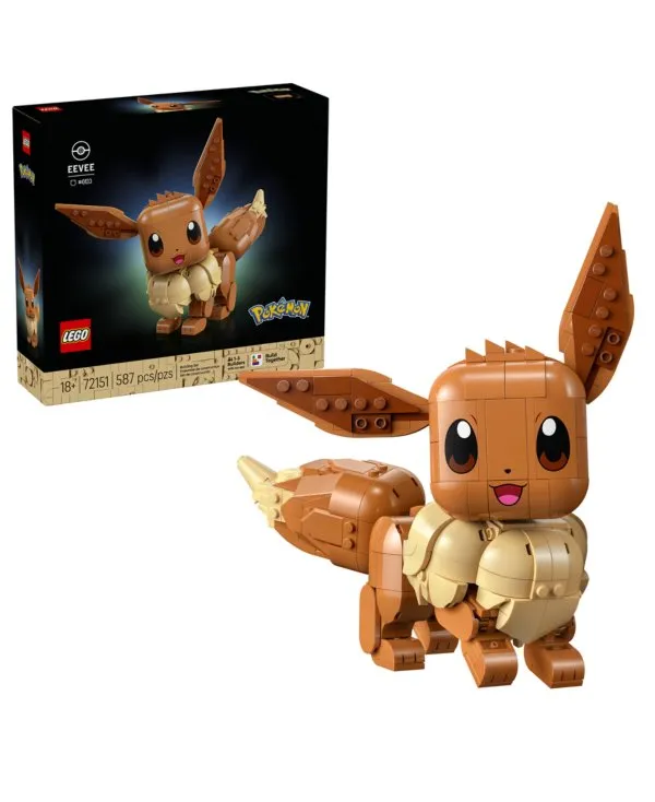 LEGO® Pokémon Eevee Building Set 72151, 587 Pieces