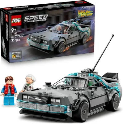 LEGO Speed Champions Time Machine Car Model Kit