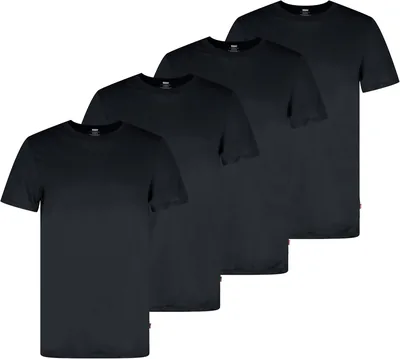 Levi’s Mens 4-Pack T-Shirts – Soft Cotton, Tag-Free, Best Deal