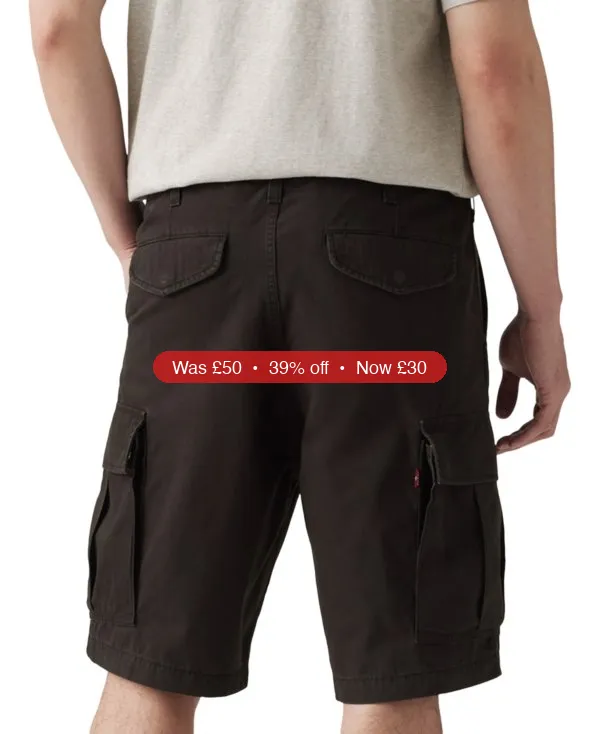 Levi’s Men’s Carrier 9.5″ Cargo Shorts – 39% Off