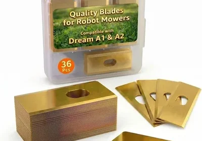 Leylve Ersättning Robatknivor Kompatibel med Dreame A1/A1 Pro/A1 Ultra/A2/M1/M2 - 0.9mm Titanjätad Stål in Sweden