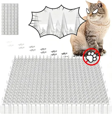 LICHENXI Juego De 12 Alfombrillas Disuasorias para Gatos Perros, Tapete Transparente Entrenamiento Mascota, Se Puede Cortar, Inc – 27% Descuento
