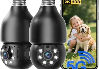 Light Bulb Security Camera 2K 20% Off in Canada