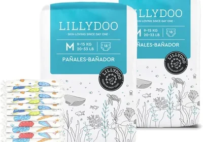 Free ad: LILLYDOO hautfreundliche Einweg-Schwimmwindeln für Babys, Größe M (9+ kg), 2 Packungen (36 Stück) mit zwei Unterwasser-Design Best Deal in Slovenia. LILLYDOO hautfreundliche Einweg-Schwimmwindeln für Babys, Größe M (9+ kg), 2 Packungen (36 Stück) mit zwei Unterwasser-Design Best Deal in Slovenia