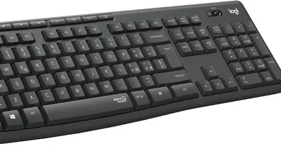Logitech MK295 Tastiera e Mouse Wireless Silenziosa con Tecnologia SilentTouch, Tastierino Numerico, Tracciamento Ottico Avanzato - 53% di Sconto in Italy