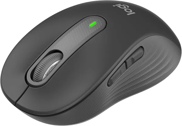 Logitech Signature M650 Draadloze Muis – Voor Kleine tot Middelgrote Handen, 2 Jaar Batterijduur, Stil Klikken, Aanpasbare Zijkant