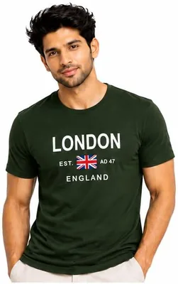 London England Graphic Print T-Shirt – Cotton Casual Men’s T-shirt – Half Sleeve Summer