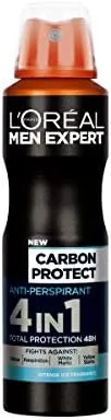 L’Oréal Men Expert Antyperspirant w sprayu Carbon Protect 150ml – Najlepszy Ceny