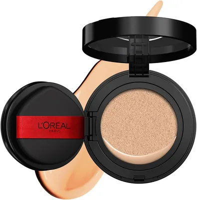 L’Oréal Paris Infallible 24H Fresh Wear Base de Maquillaje en Cushion, Alta Cobertura, Acabado Mate, Duración 24H – 52% Descuento
