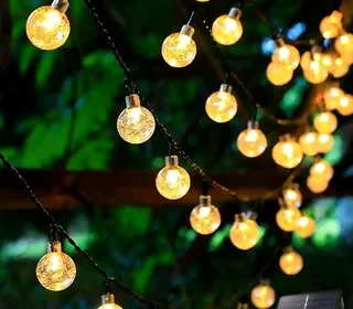 Free ad: Luces solares AdalyRoma de 6 metros con 30 bolas LED cristalinas - 8 modos de iluminación IP65 a prueba de agua - Blanco cálido para jardín - Mejor Oferta in Spain. Luces solares AdalyRoma de 6 metros con 30 bolas LED cristalinas - 8 modos de iluminación IP65 a prueba de agua - Blanco cálido para jardín - Mejor Oferta in Spain