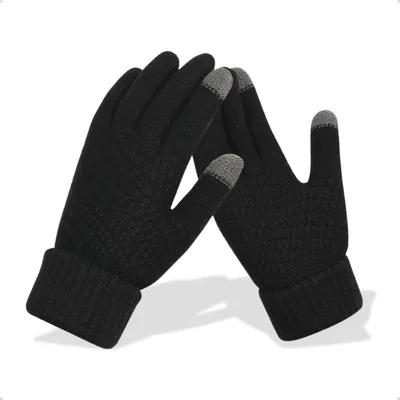 Luva de Frio Inverno Lã Térmica Forrada Quentinha Touch Screen Celular Tablet Notebook Adulto Resistente Esportiva – Melhor Preço