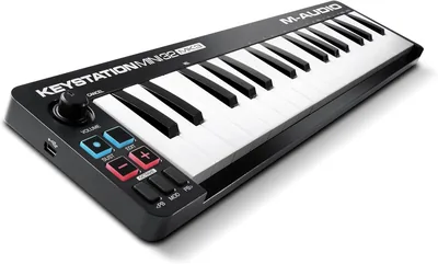Free ad: M-AUDIO Keystation Mini 32 MK3 - Clavier MIDI ultra-portable avec 32 touches sensibles à la vélocité et Logiciel de musique inclus in Belgium. M-AUDIO Keystation Mini 32 MK3 - Clavier MIDI ultra-portable avec 32 touches sensibles à la vélocité et Logiciel de musique inclus in Belgium