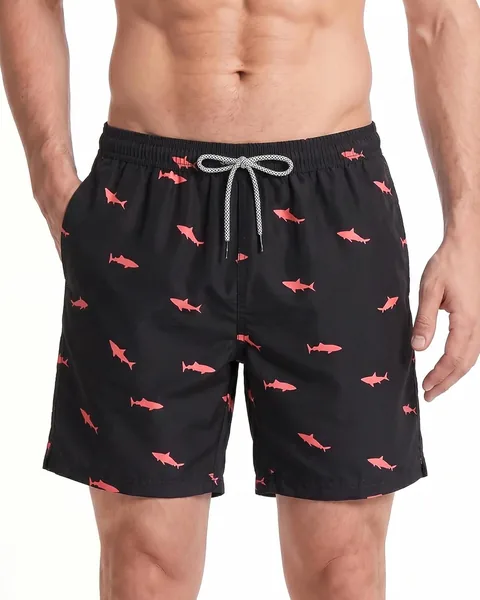 MaaMgic Heren Zwemkleding Snel Drogende Board Shorts Trainingspants met Mesh Lining en Verstelbare Trekkoord