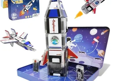 Free ad: Maginoo 42PCS Mini Magnetic Tiles Space Rocket Set - Best Deal in Kuwait. Maginoo 42PCS Mini Magnetic Tiles Space Rocket Set - Best Deal in Kuwait