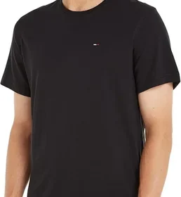 Maglietta Tommy Jeans Uomo a Maniche Corte Originale Slim Fit in Italy