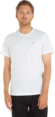 Maglietta Tommy Jeans Uomo a Maniche Corti Originale Slim Fit