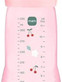 MAM Easy Active Bottiglia per Bambini, 330 ml, Per Neonati Attivi, Ergonomica e Pratica, Accessori per Bambini da 4+ Mesi in Italy