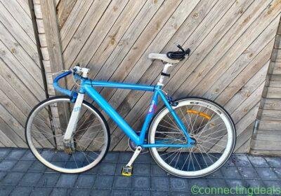 Man race bike in Copenhagen