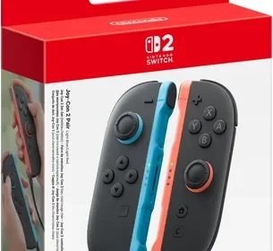Manettes Nintendo Joy-Con 2 (Gauche Bleu Clair & Droite Rouge Clair) pour Switch - 22% Off in France