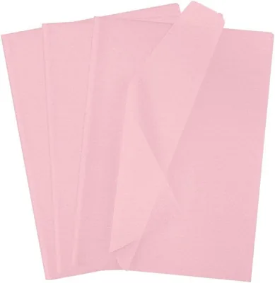 MARKQ Light Pink Gift Wrapping Tissue Paper, 50 Sheets (50 x 75 cm)
