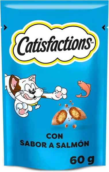 Mars Catisfactions Golosinas para Gatos, Salmón (Paquete de 6 x 60g) Mejor Precio