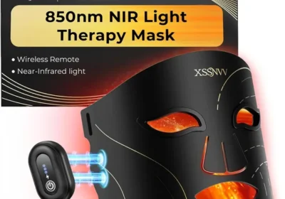 Máscara Facial LED Reutilizable XSSNVV, Silicona Flexible con 4 Modos de Luz, 850nm Infrarrojo Cercano, 272 LEDs, Oferta in Portugal
