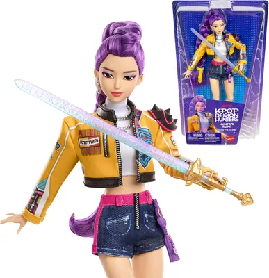 Mattel KPop Demon Hunters HUNTR/X Rumi Fashion Doll im ‘How It’s Done’ Stage Outfit mit Schwert-Zubehör JRN35 Best Deal