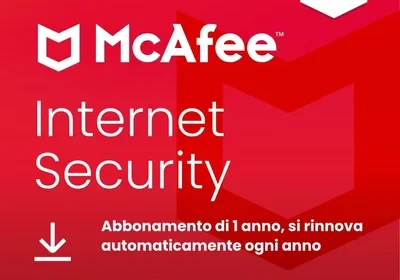 Free ad: McAfee Internet Security - 3 Dispositivi 2026 | Protezione in Tempo Reale | Sconto del 63% in Italy. McAfee Internet Security - 3 Dispositivi 2026 | Protezione in Tempo Reale | Sconto del 63% in Italy
