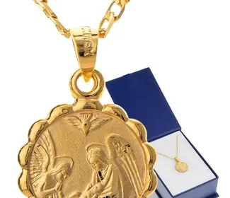 Free ad: Medalla Ángel de la Guarda con Cadena de Oro 14k - Paloma del Espíritu Santo - Collar Arcángel San Gabriel Rafael Miguel in Mexico. Medalla Ángel de la Guarda con Cadena de Oro 14k - Paloma del Espíritu Santo - Collar Arcángel San Gabriel Rafael Miguel in Mexico