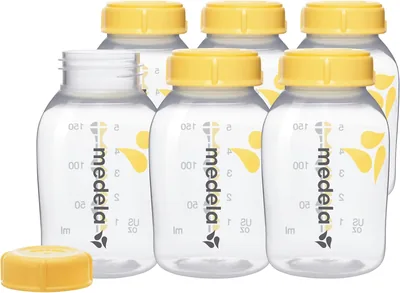 Medela Breast Milk Bottles, 6 Pack – 5oz Storage Containers for Breastmilk, Compatible with Medela Pumps – 34% Off