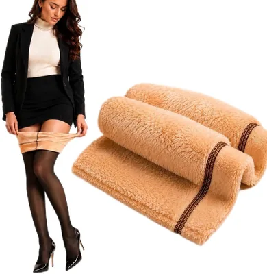 Meia Calça Forrada Térmica Feminina Peluciada Efeito Meia Fina – Best Deal