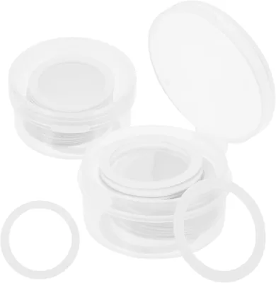 Membranas para Kazoo UKCOCO, 2 Cajas de 30 Piezas, Diafragma Blanco, Accesorios para Flauta