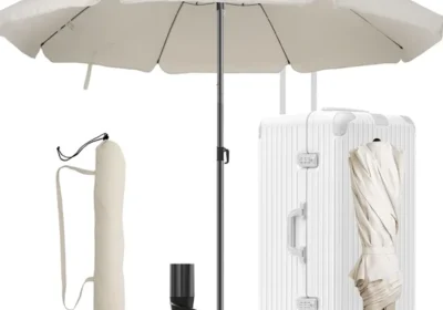 Free ad: Menz Strandmarkise Durchmesser 160 cm - Funktionaler Reiseschirm UPF 50+ für Koffer - Praktischer Strandschirm, Klein, Falten in Denmark. Menz Strandmarkise Durchmesser 160 cm - Funktionaler Reiseschirm UPF 50+ für Koffer - Praktischer Strandschirm, Klein, Falten in Denmark