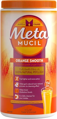 Metamucil Daily Fibre Smooth Orange 673g Best Deal