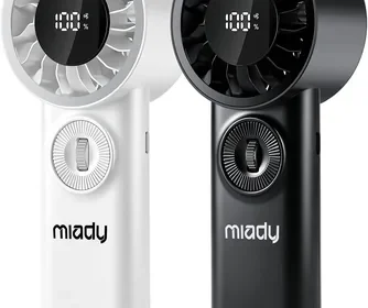 Free ad: Miady Pack von 2 tragbare Handventilatoren, 16 Stunden maximale Akkulaufzeit | 3600 mAh, USB-aufladbar, mini Größe, 5 Geschwindigkeitsstufen in Switzerland. Miady Pack von 2 tragbare Handventilatoren, 16 Stunden maximale Akkulaufzeit | 3600 mAh, USB-aufladbar, mini Größe, 5 Geschwindigkeitsstufen in Switzerland