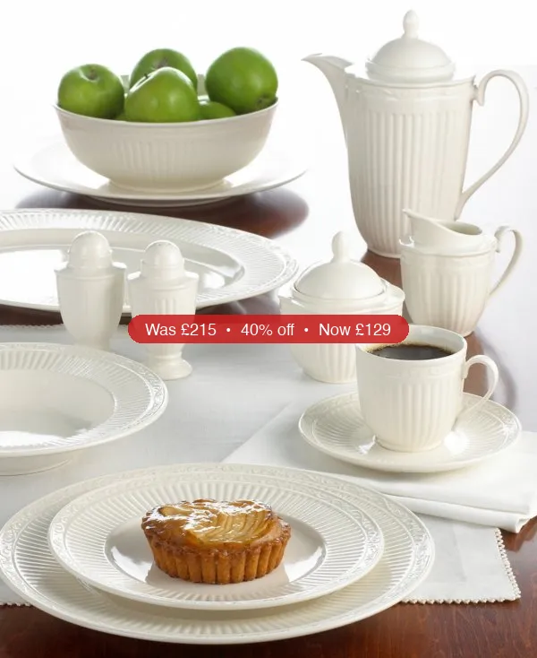 Mikasa Italian Countryside 16 Pc. Dinnerware Set, Service for 4 – 40% Off